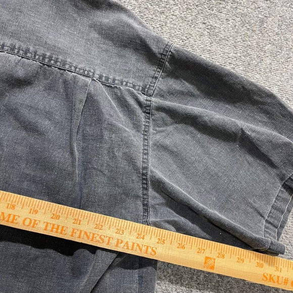 Vintage Grey Big Dog Button-Up Short Sleeve - Picture 6 of 9